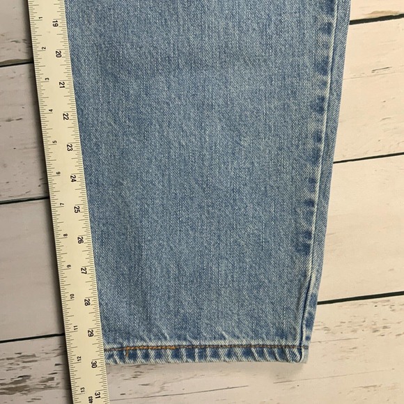 Vintage Levis 560 Jeans Mens 38 x 30 Blue Loose Baggy Relaxed Taper Denim Pants - Picture 10 of 11
